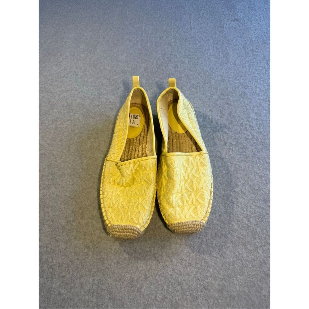 Michael Kors Hastings boho espadrilles textured logo 9.5